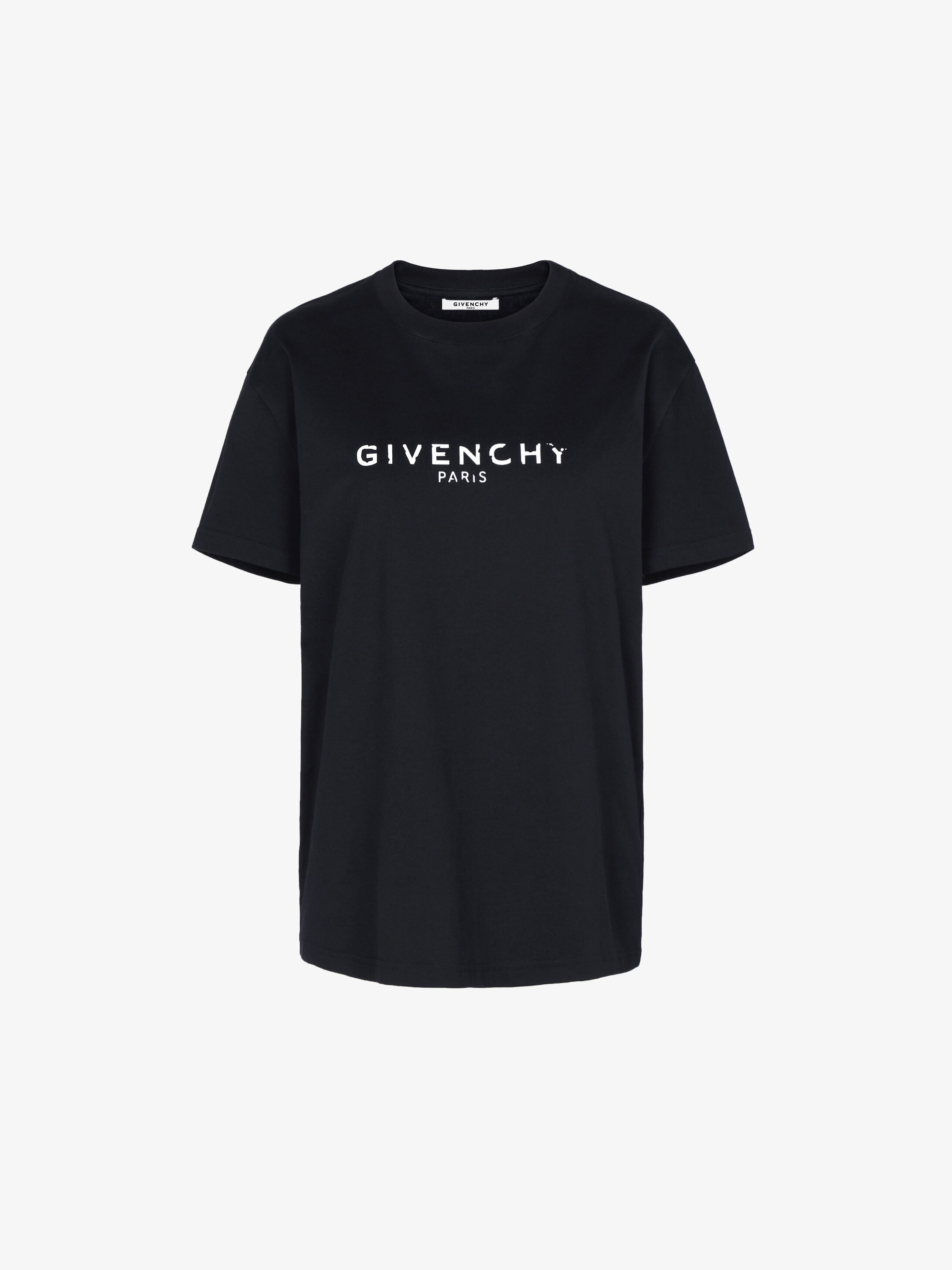 givenchy black logo t shirt