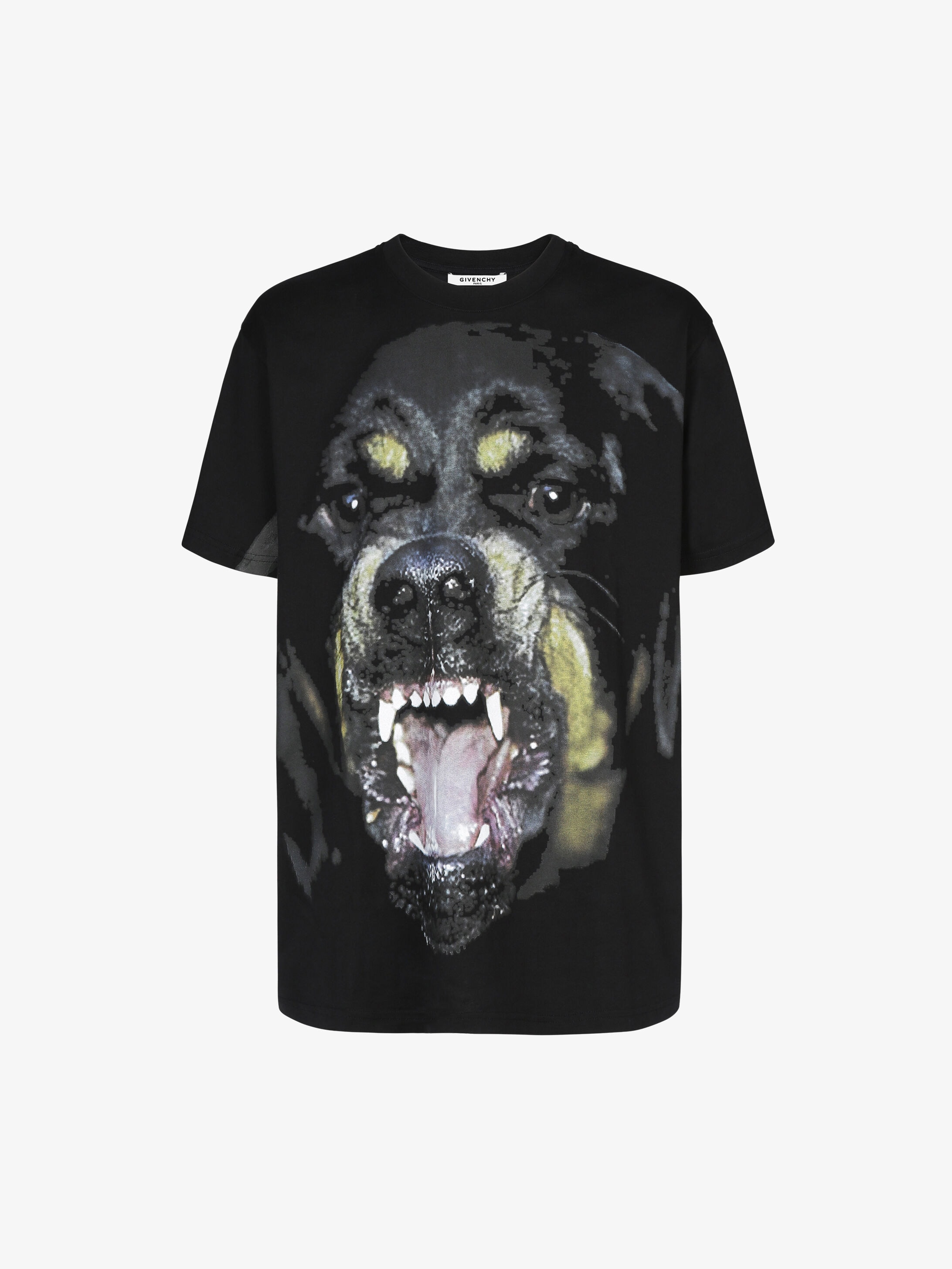 T-shirt oversized imprimé Rottweiler 