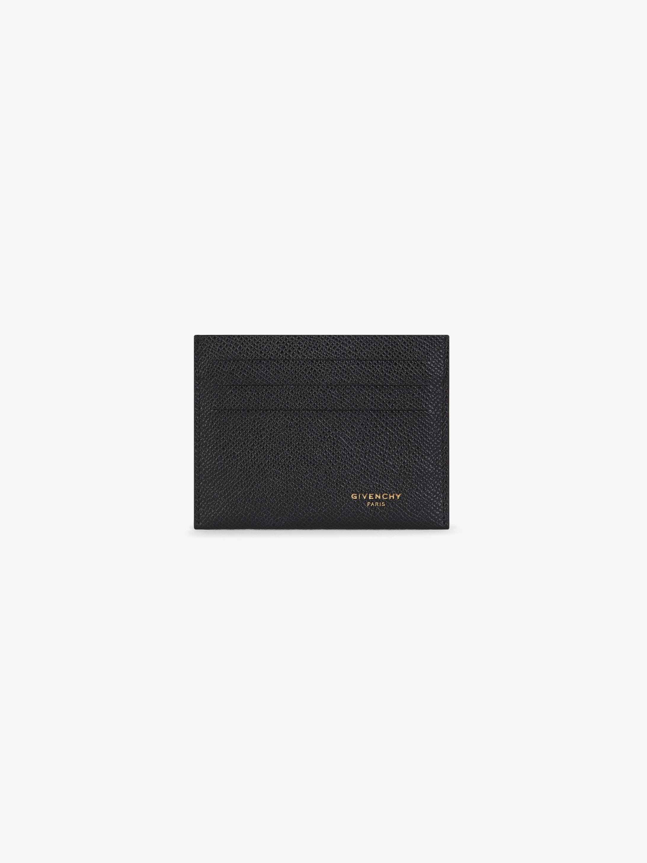 Grained leather card holder | GIVENCHY 