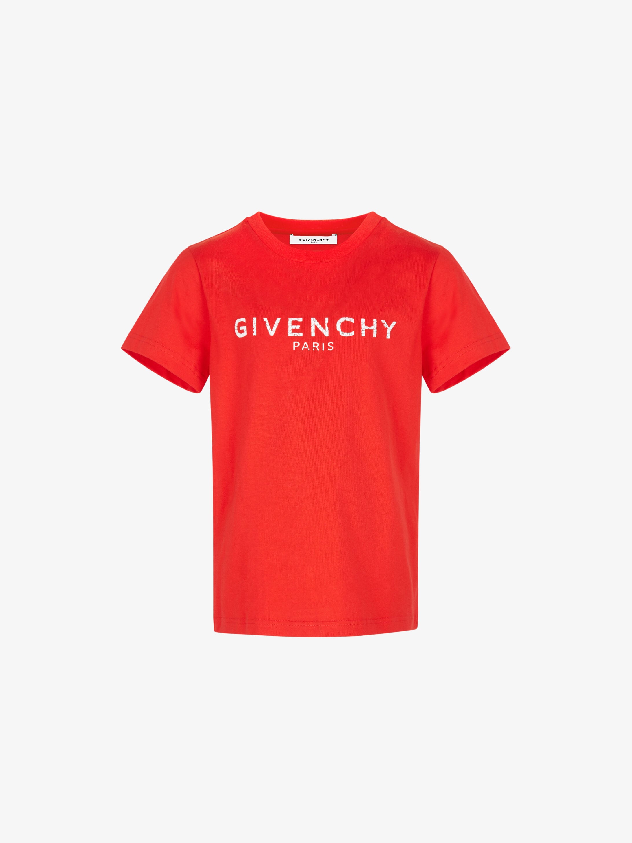 givenchy paris red t shirt