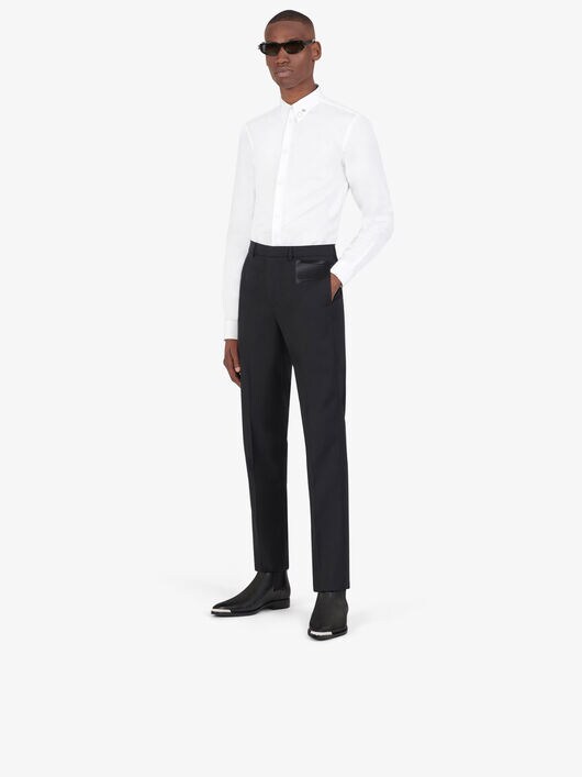 GIVENCHY patch pants in wool | GIVENCHY Paris
