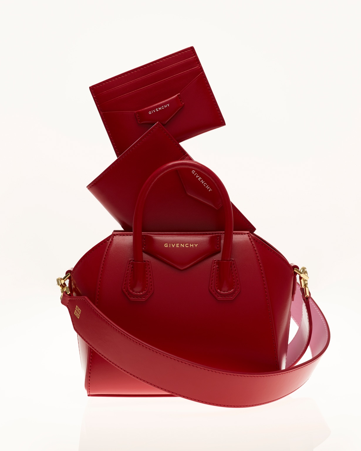 GIVENCHY VINTAGE LEATHER Bag Pochette Pink Fusha Mini Purse Handbag S10092  EUR 18,75 - PicClick IT
