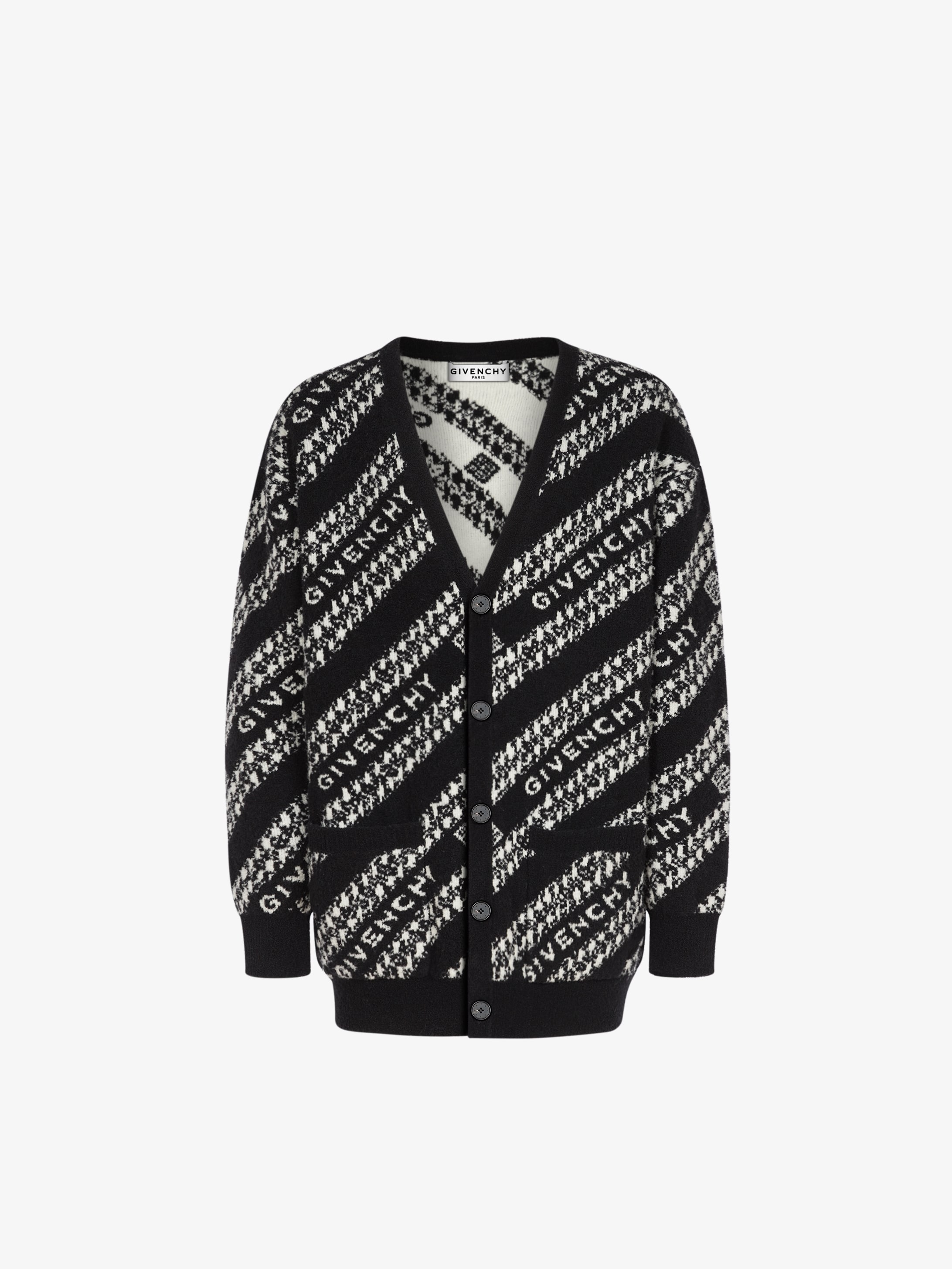 GIVENCHY chain cardigan in jacquard 