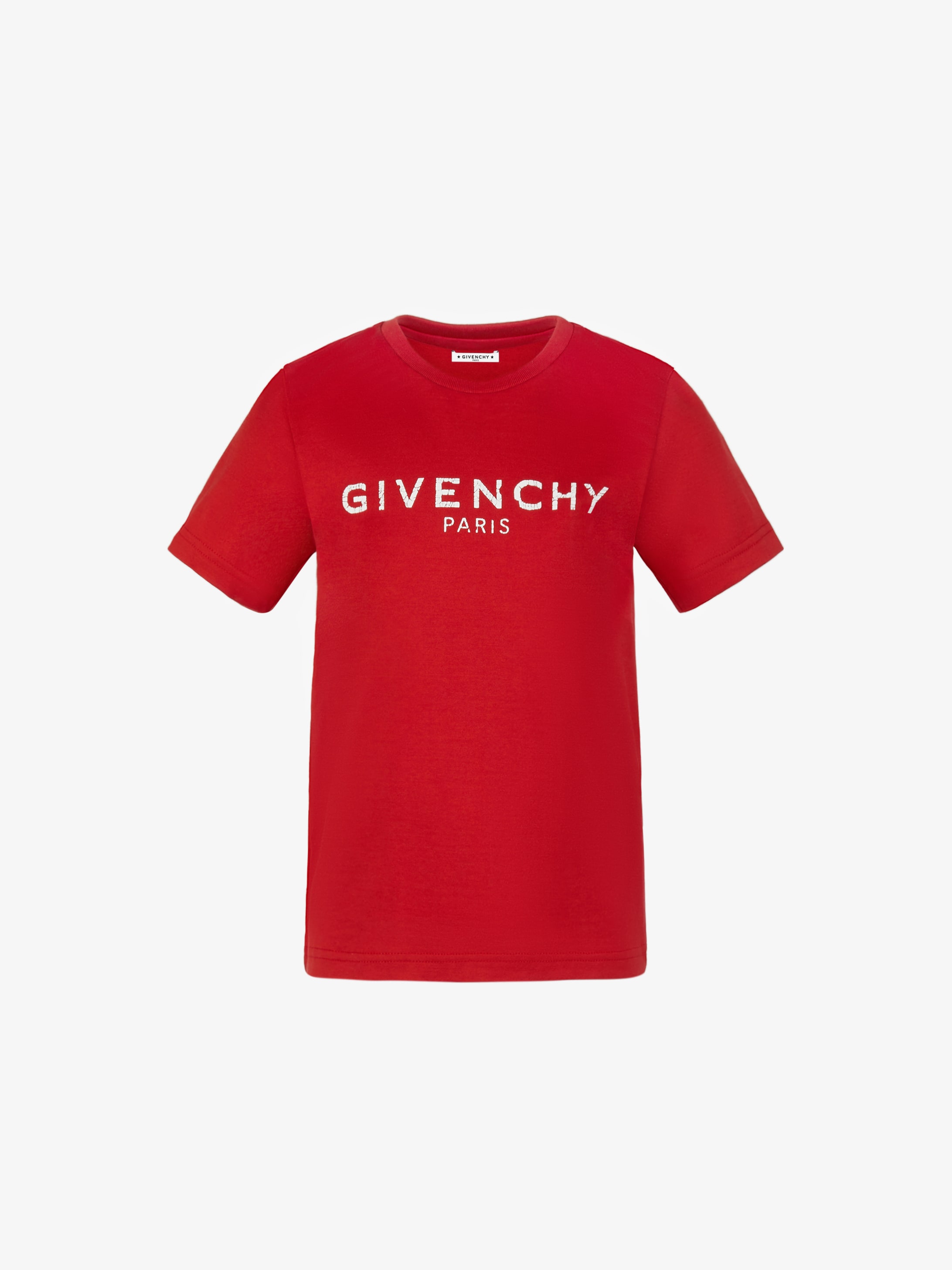 givenchy paris t shirt red