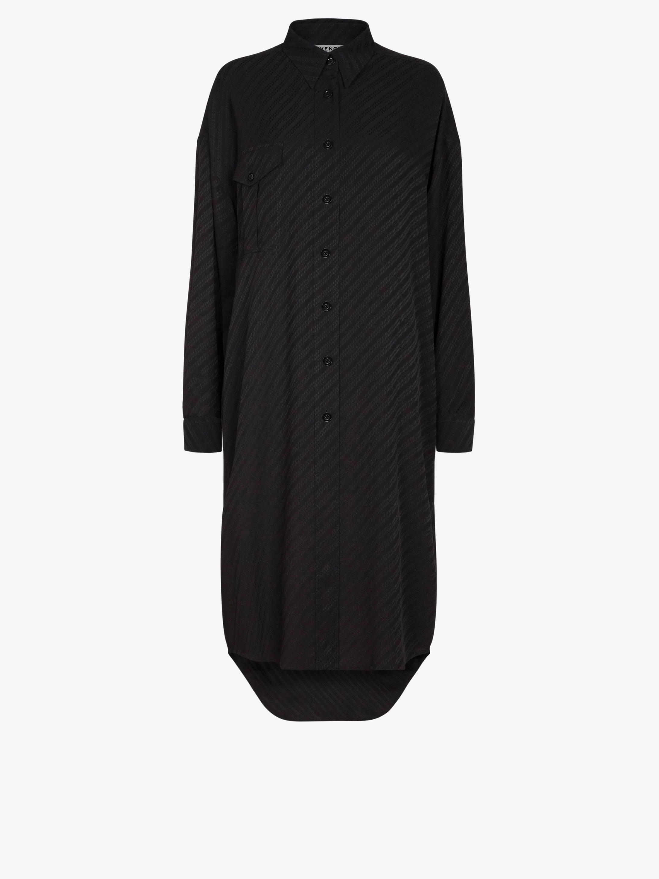 GIVENCHY Chain oversized shirt dress in 