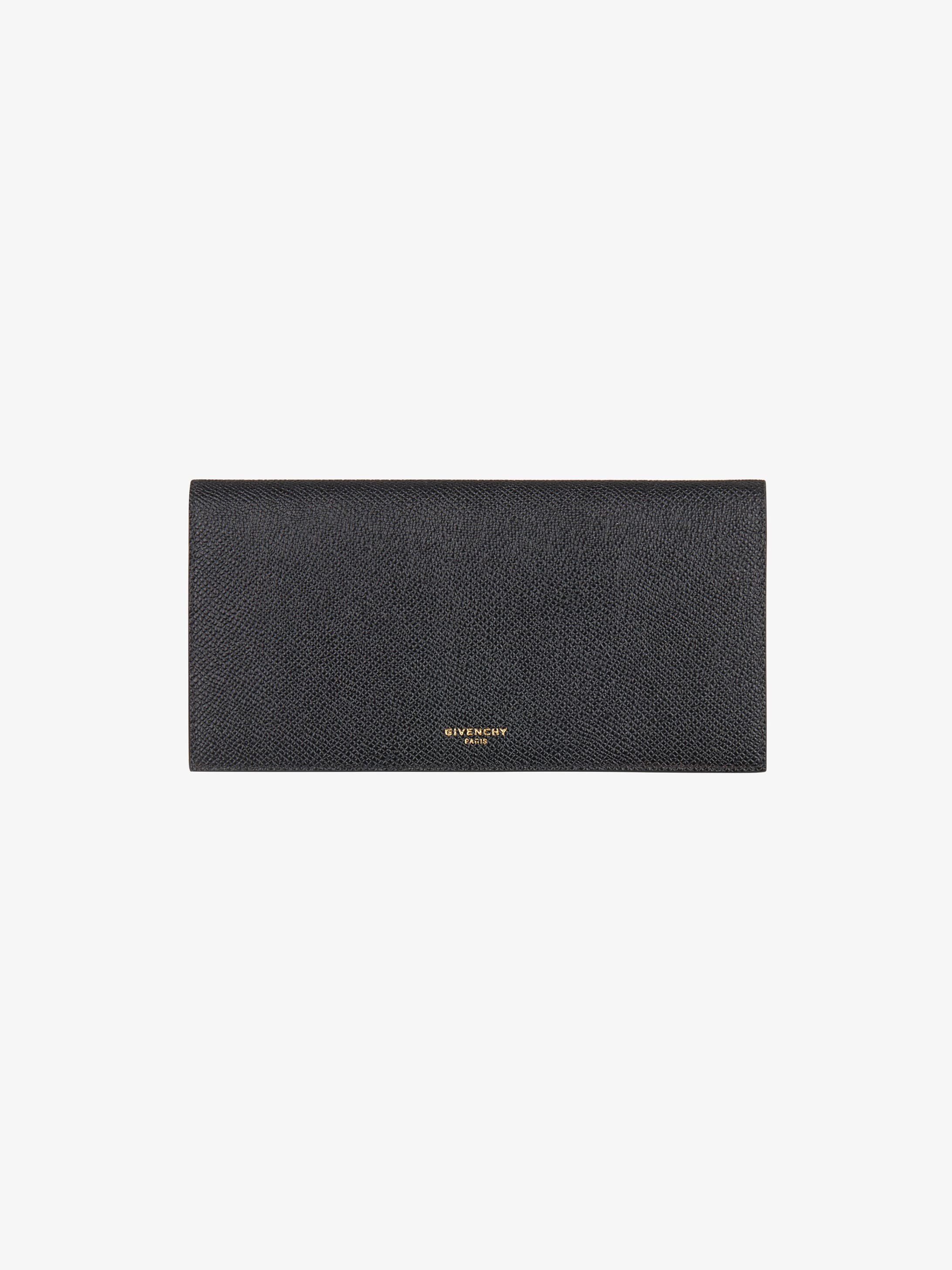 Eros long flap wallet in leather 