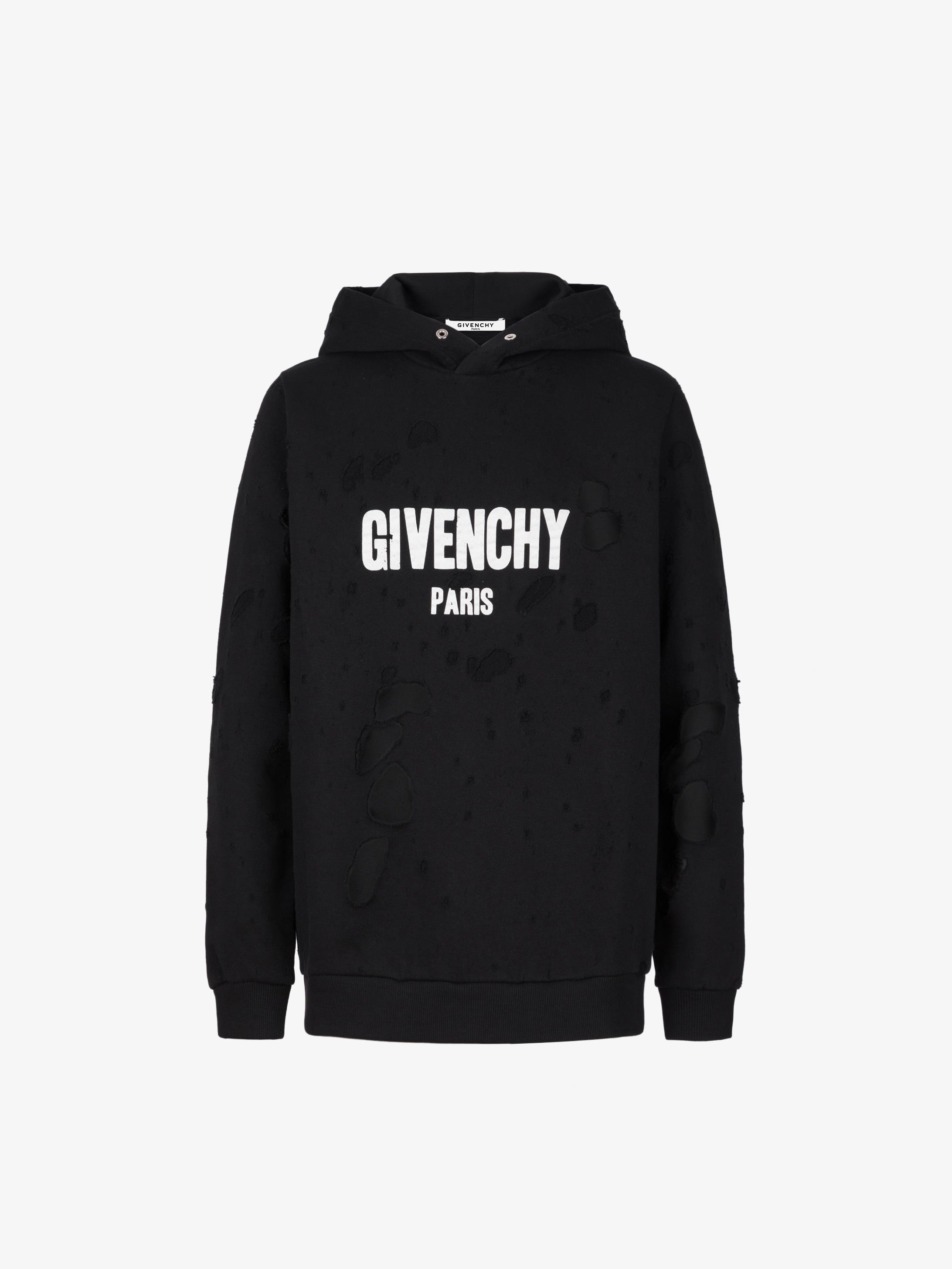 Givenchy PARIS destroyed hoodie | GIVENCHY Paris