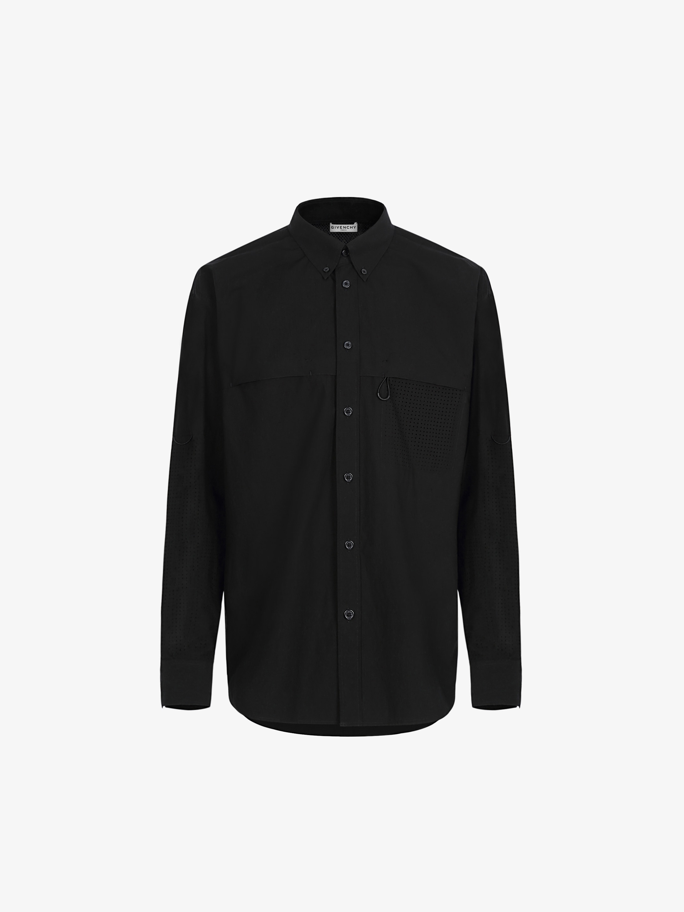 GIVENCHY perforated shirt in cotton | GIVENCHY Paris