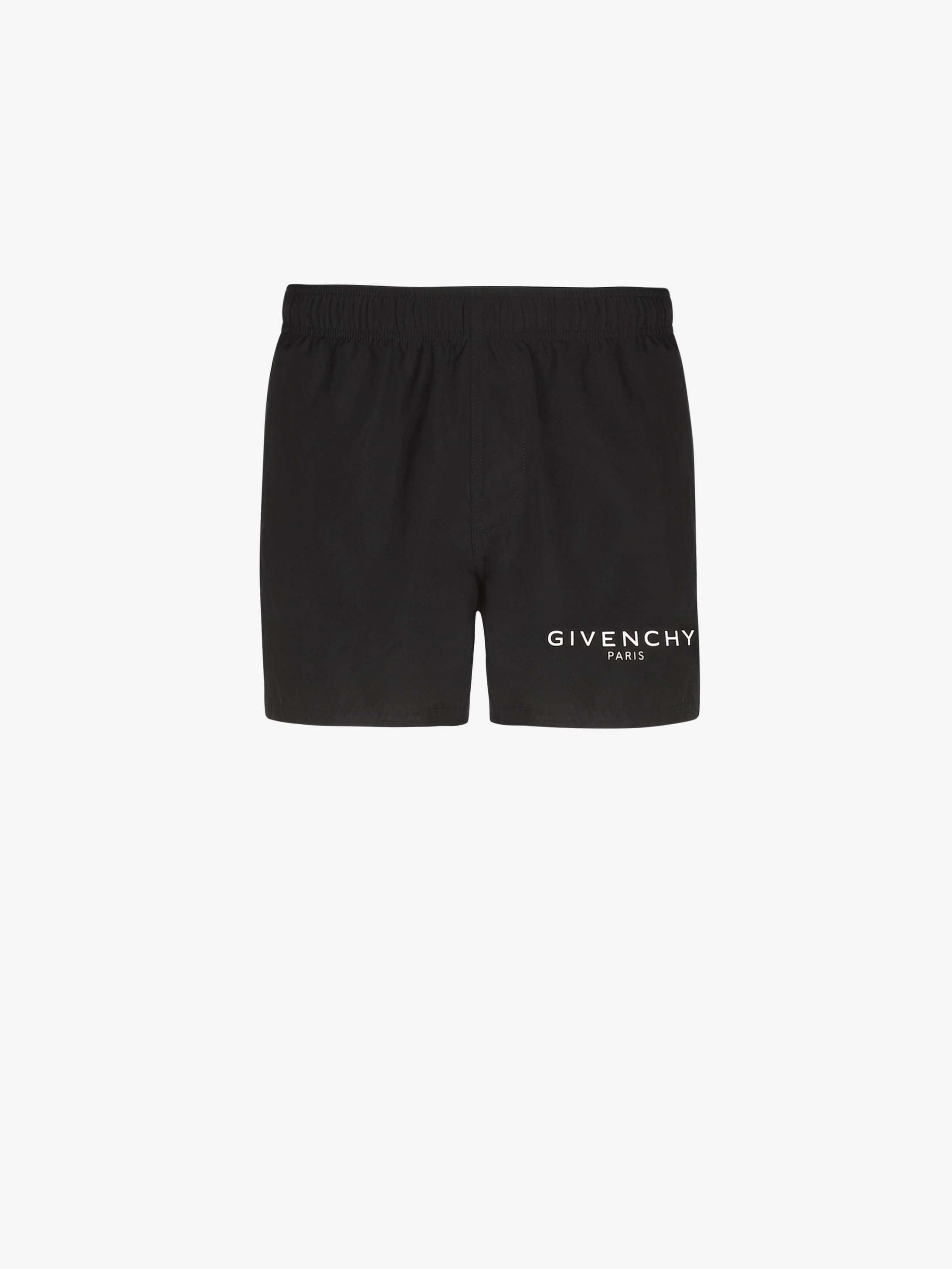 givenchy logo swim shorts cheap online