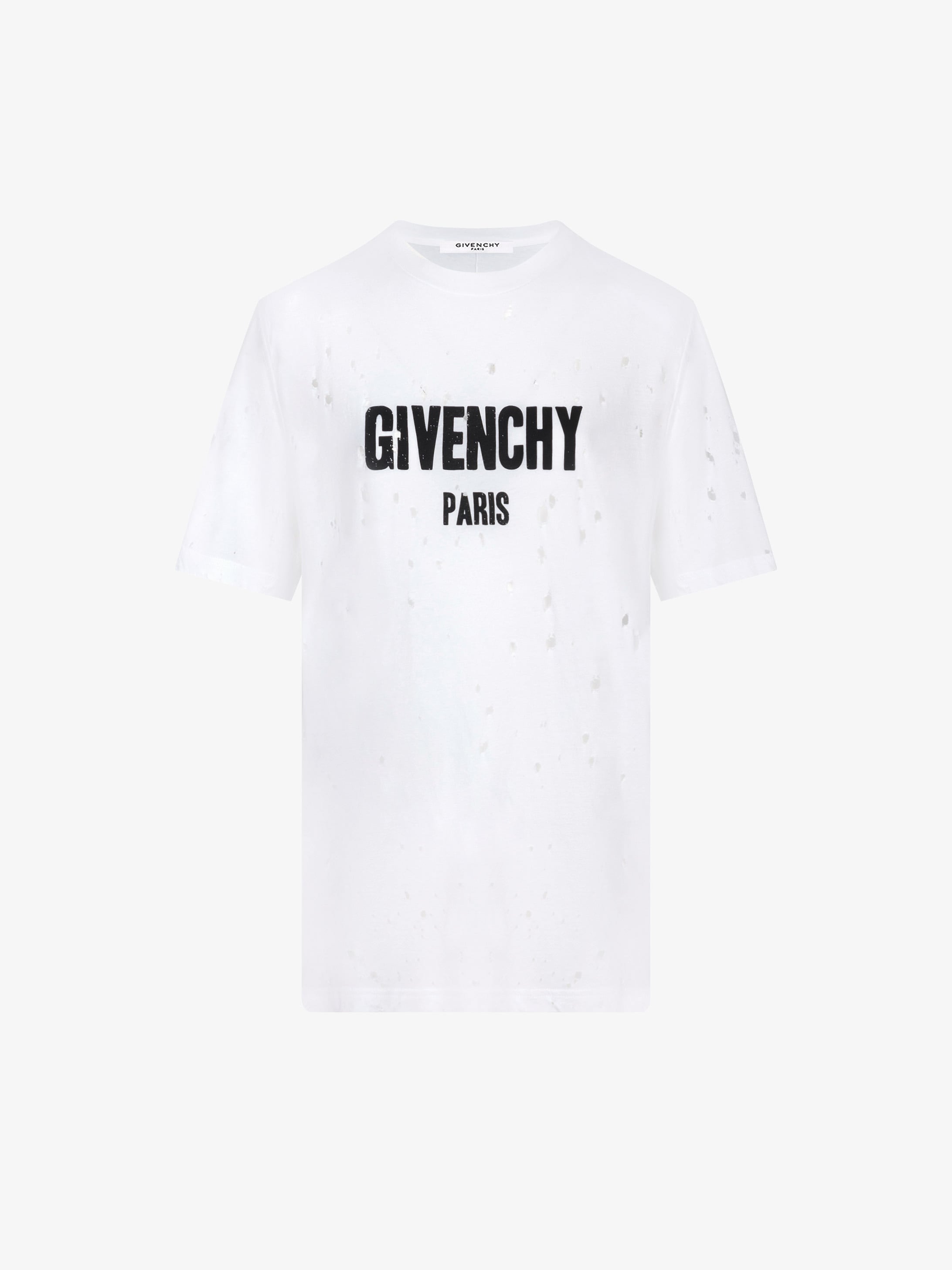 Givenchy PARIS destroyed T-shirt | GIVENCHY Paris