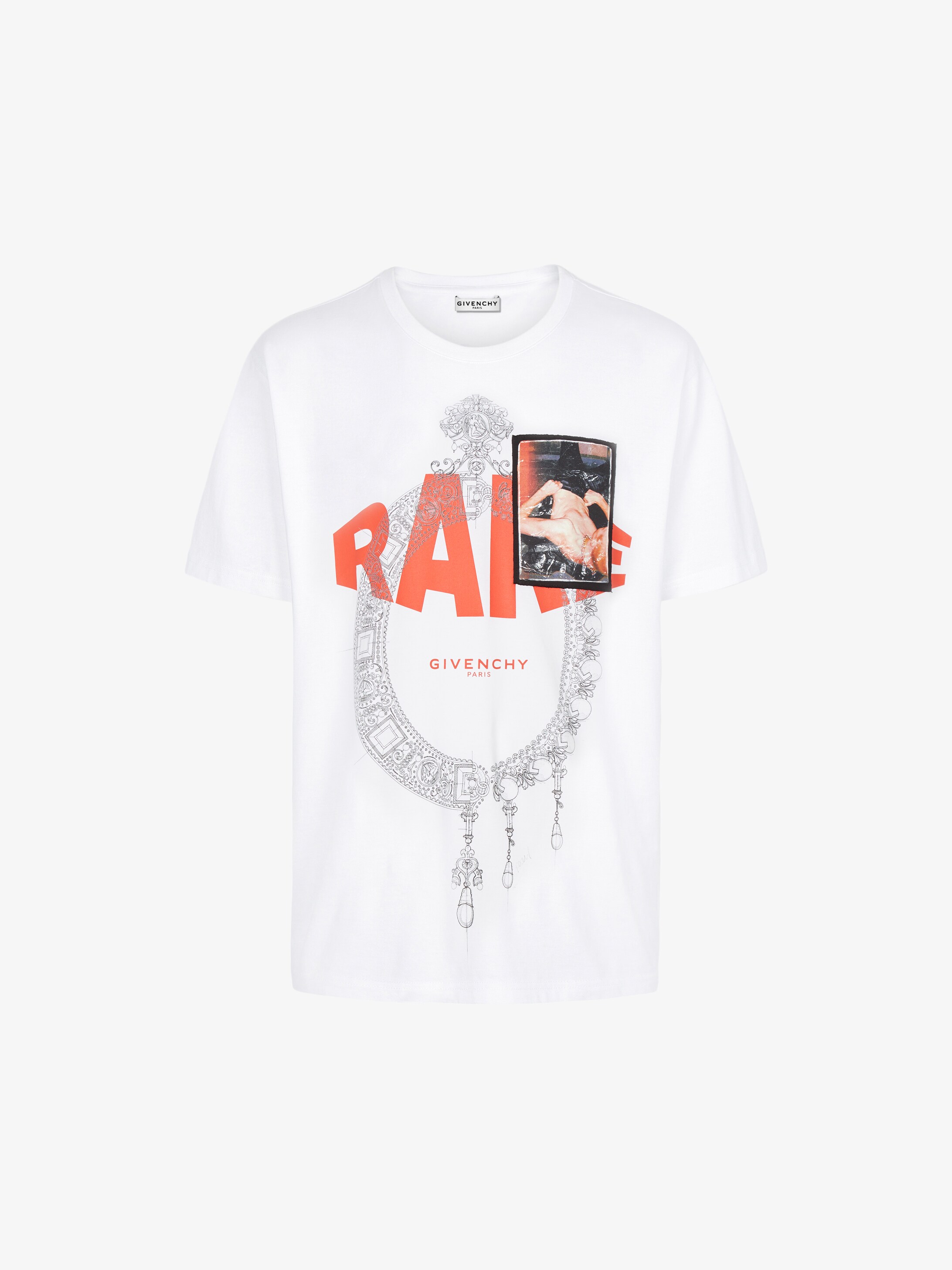 givenchy patch t shirt