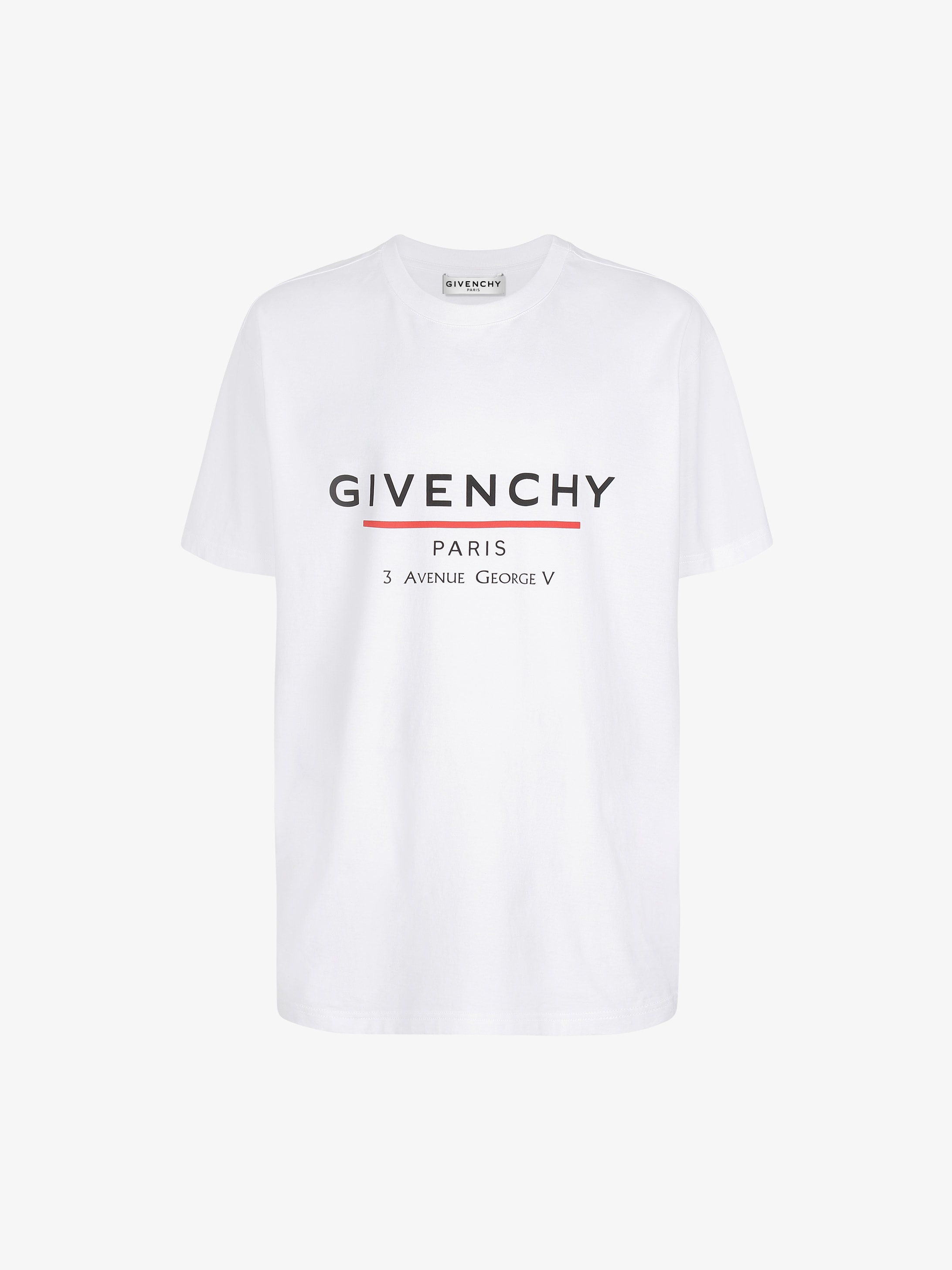 black and red givenchy t shirt