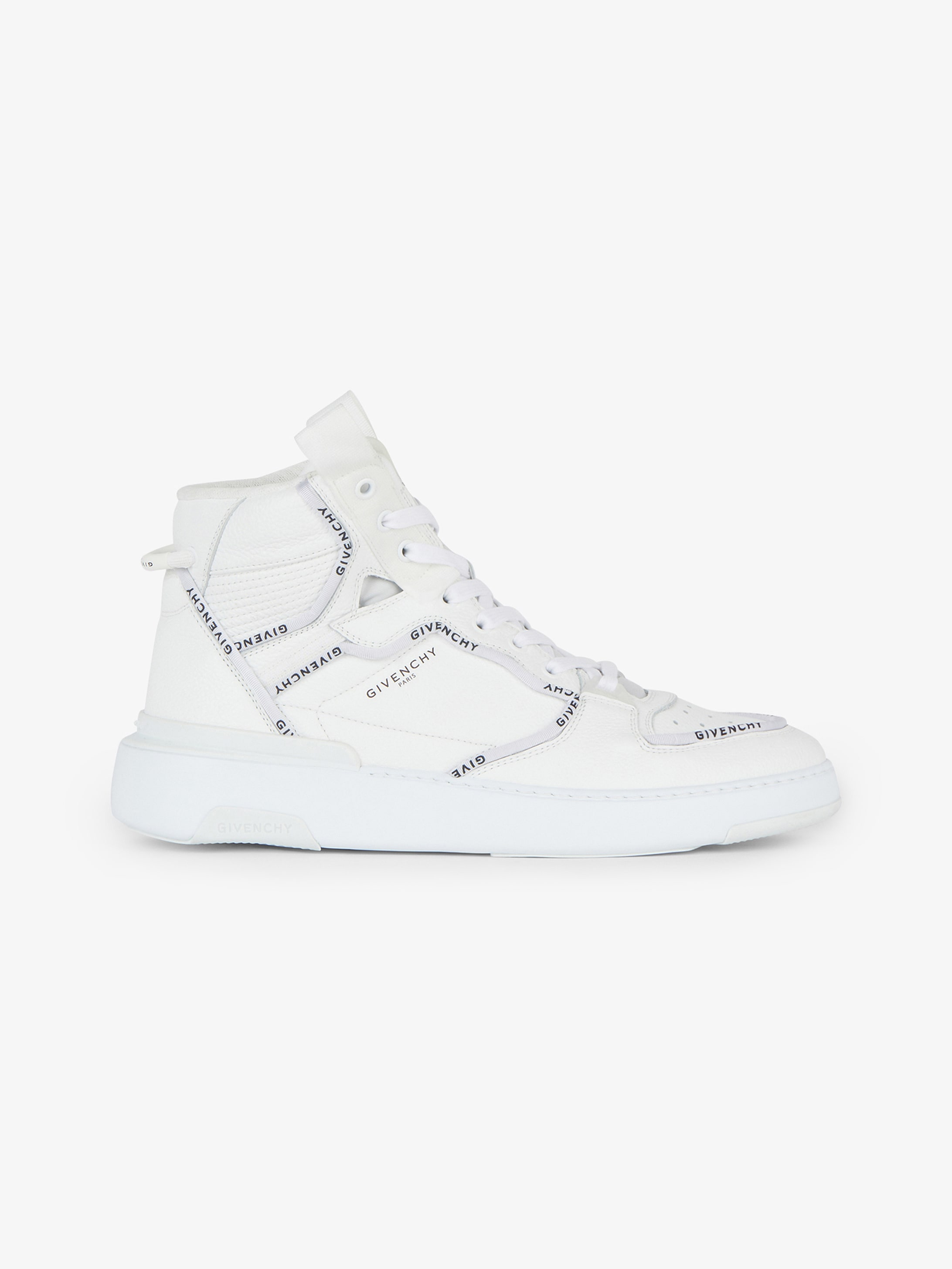 GIVENCHY wing mid sneakers in leather 