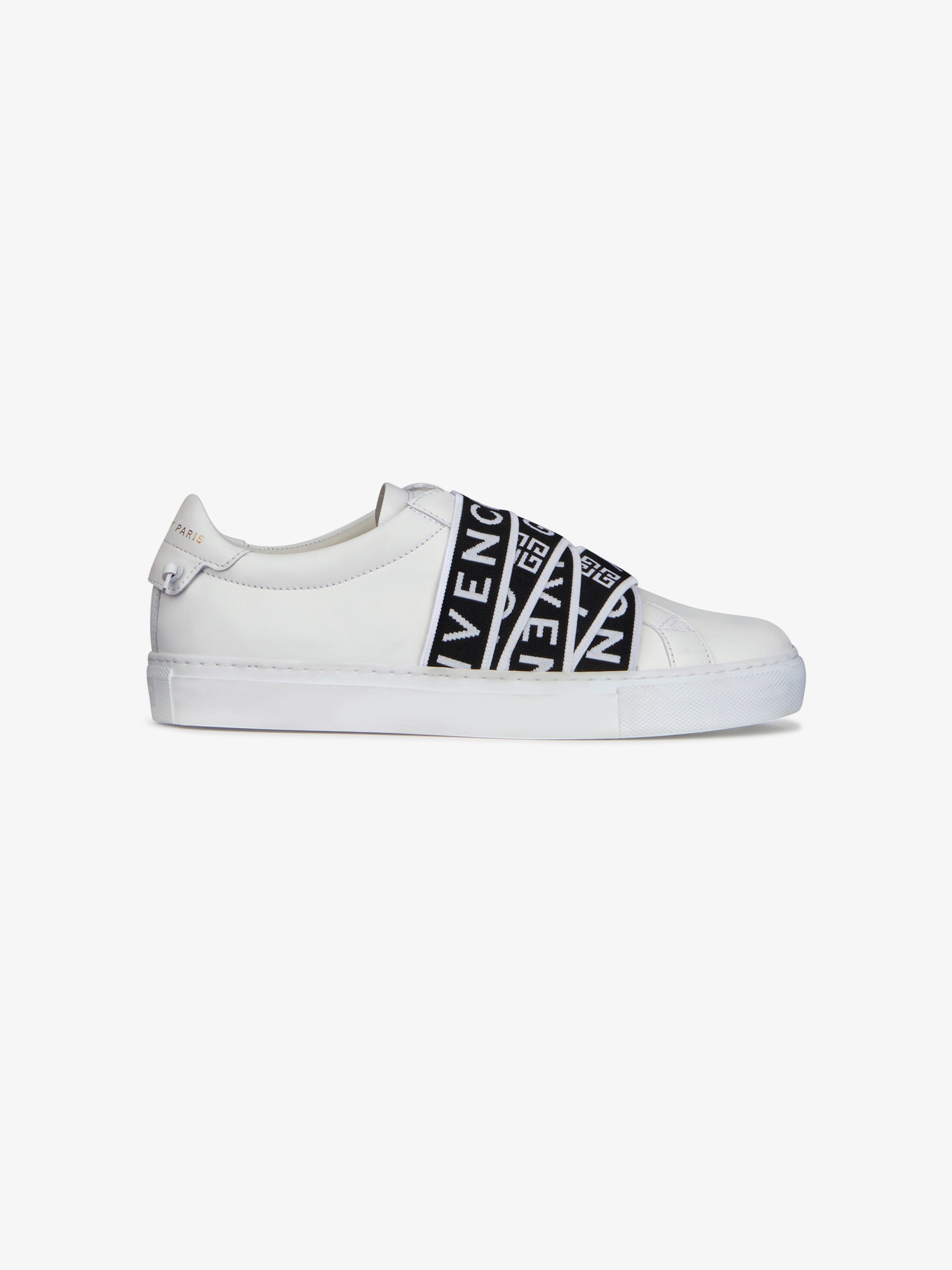 GIVENCHY 4G webbing sneakers in leather 