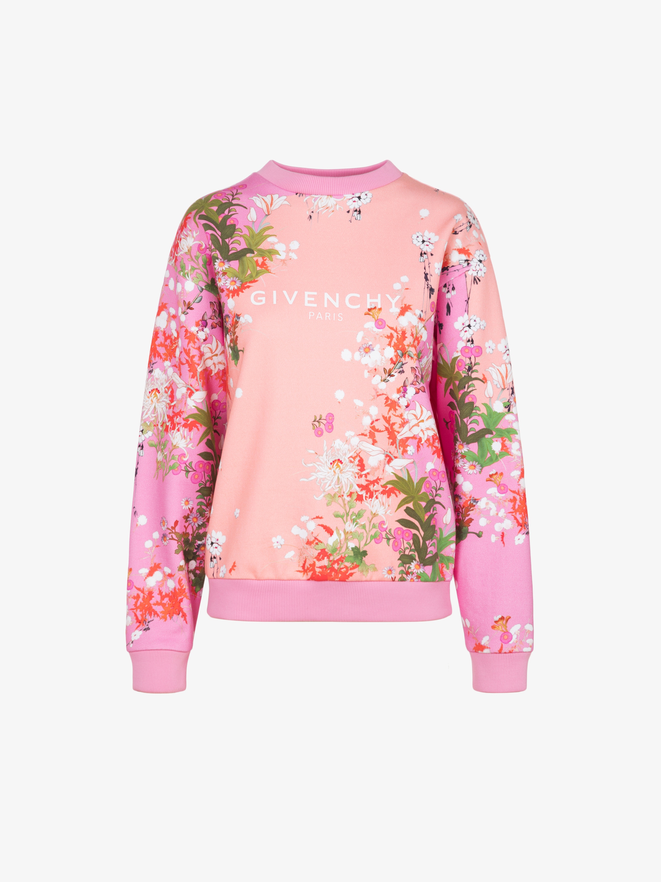 givenchy floral sweatshirt