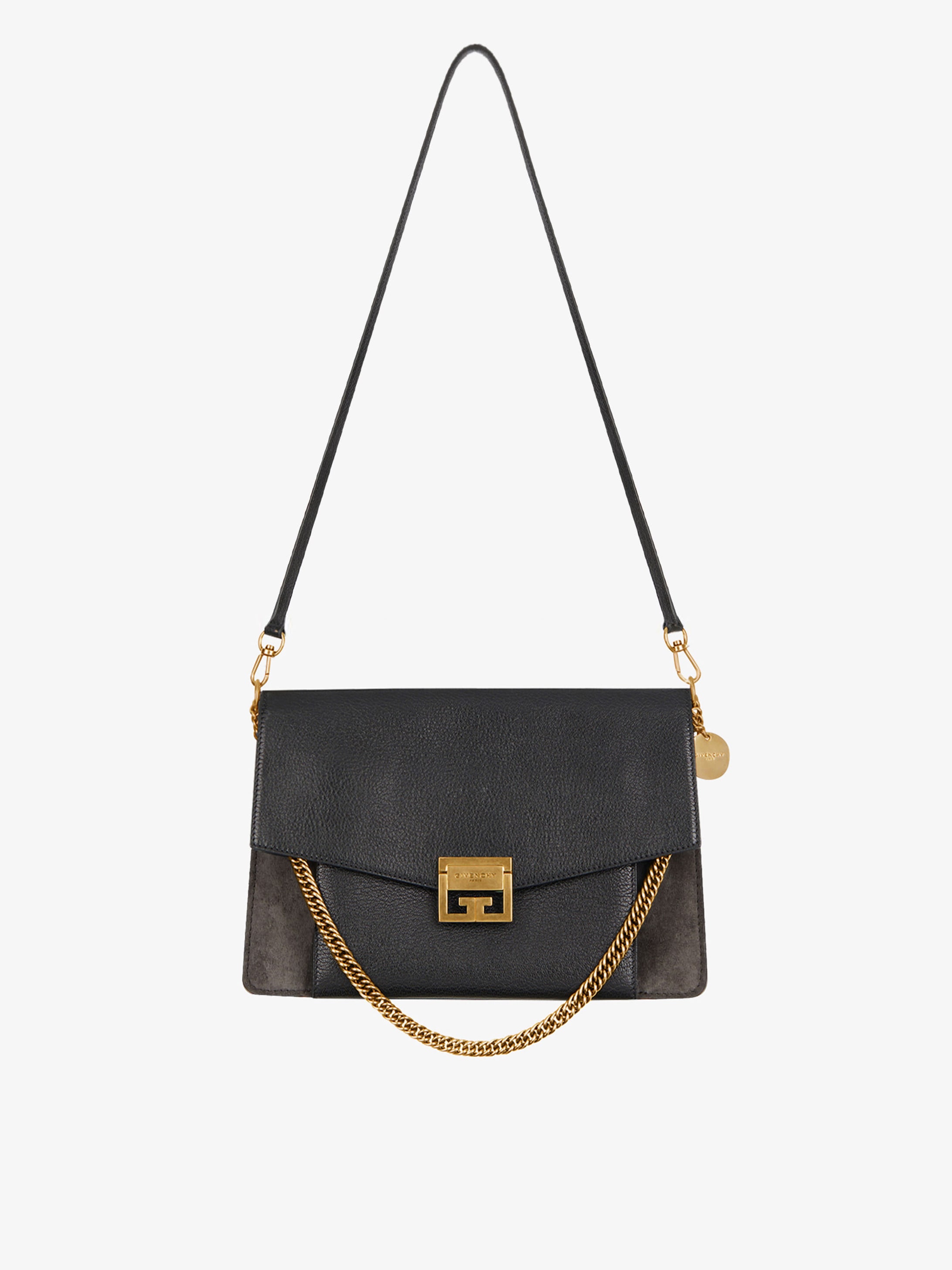 Two-toned medium GV3 bag in leather and suede | GIVENCHY Paris