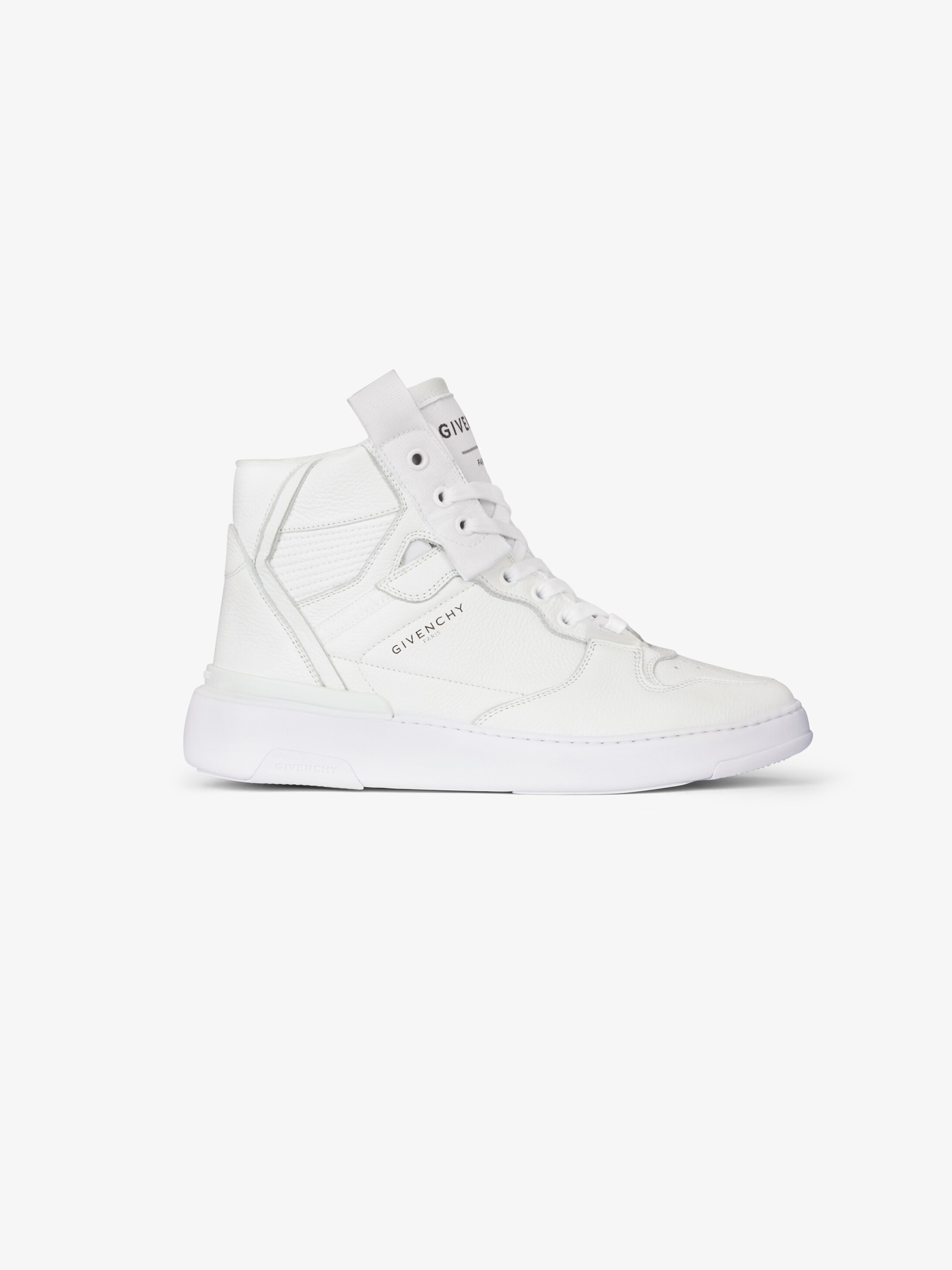 Wing mid sneakers in leather | GIVENCHY 